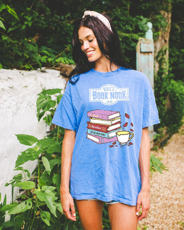 Flo Blue Belle's Book Nook Tee (Pre-Order)